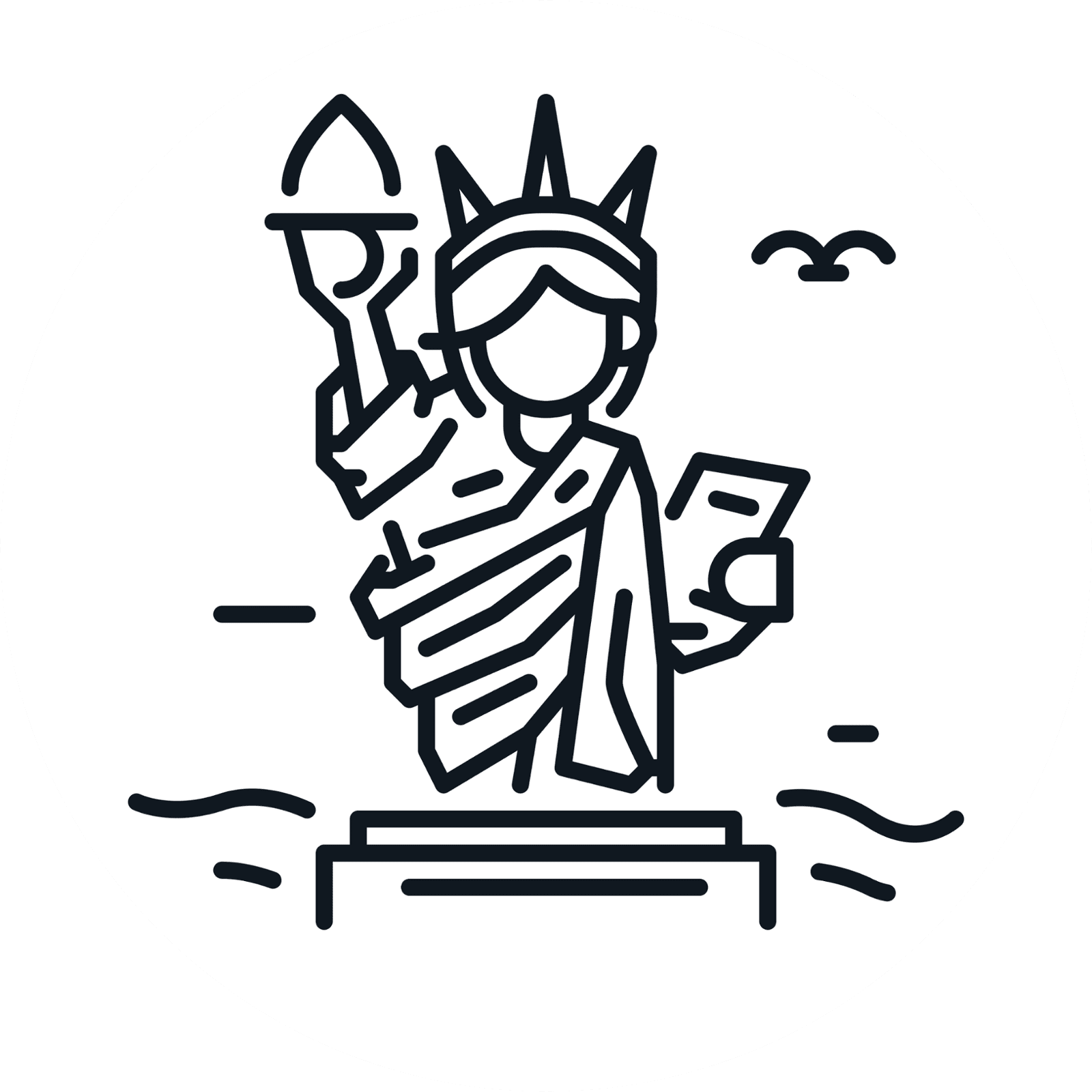 Statue of Liberty icon